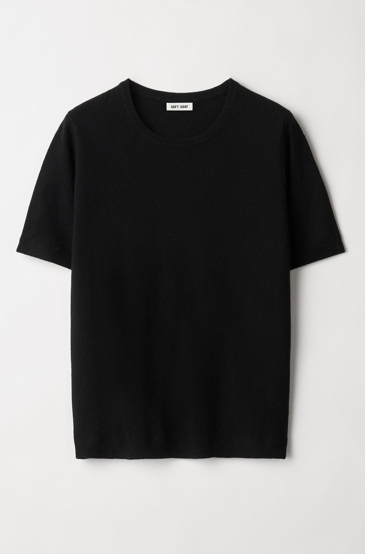 Short Sleeve Crewneck-Sweaters & Cardigans-Soft Goat-Debs Boutique