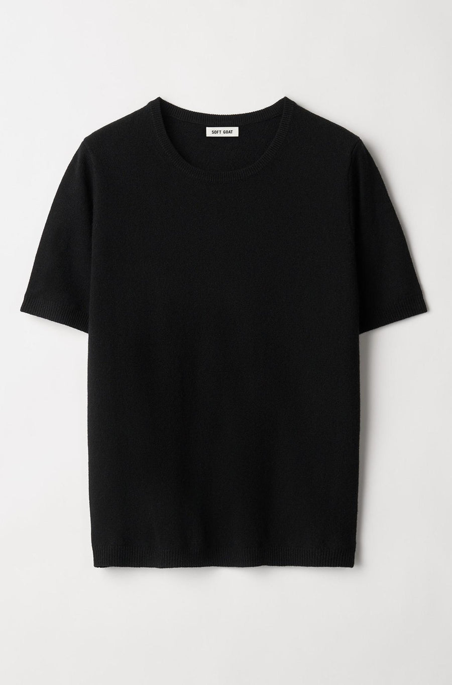 Short Sleeve Crewneck-Sweaters & Cardigans-Soft Goat-Debs Boutique