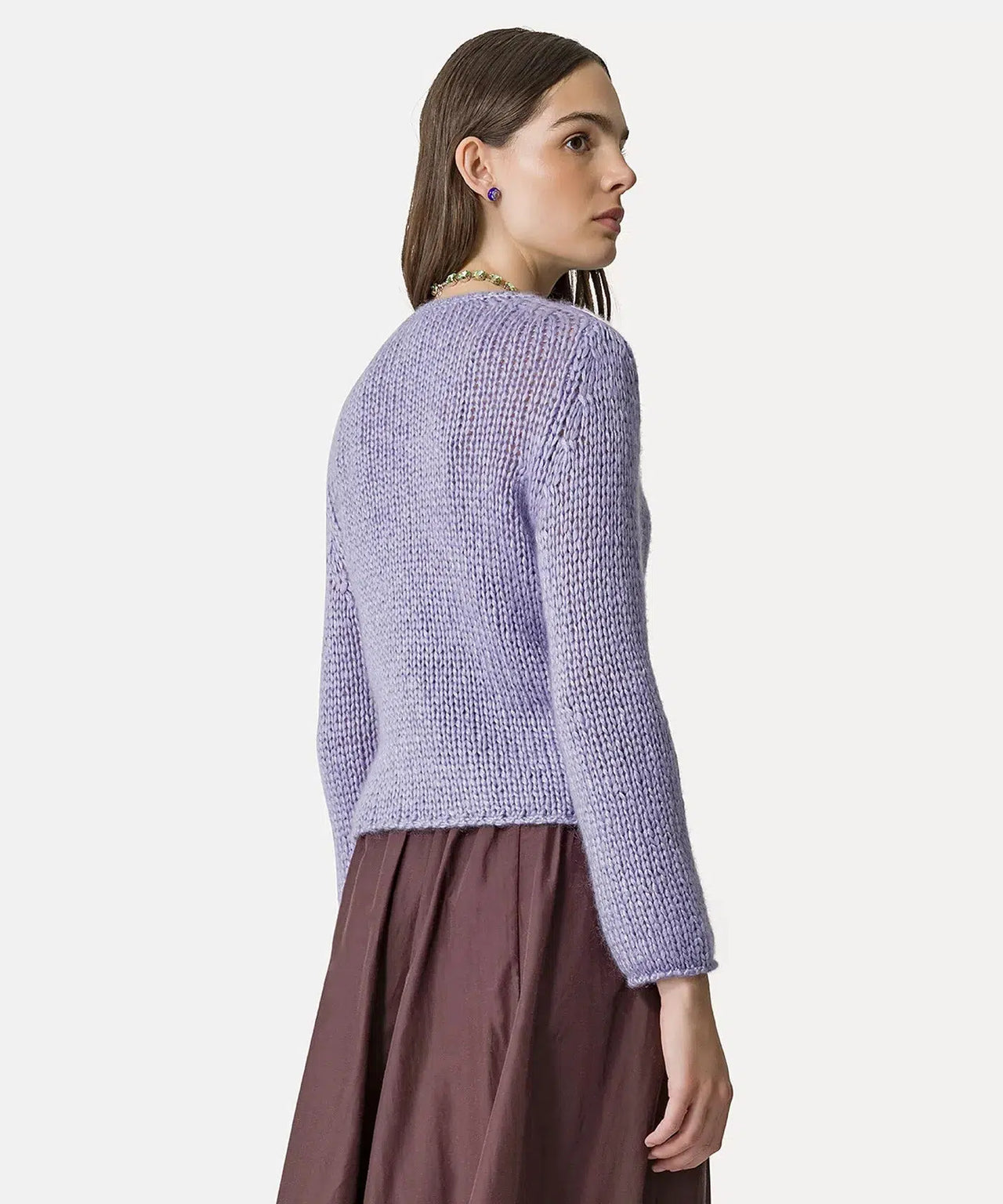 Silk Cashmere Mohair Roundneck Sweater-Sweater-Forte_Forte-Debs Boutique