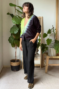 Thumbnail for Textured Wide Relaxed Pant-Pant-Transit par Such-Debs Boutique
