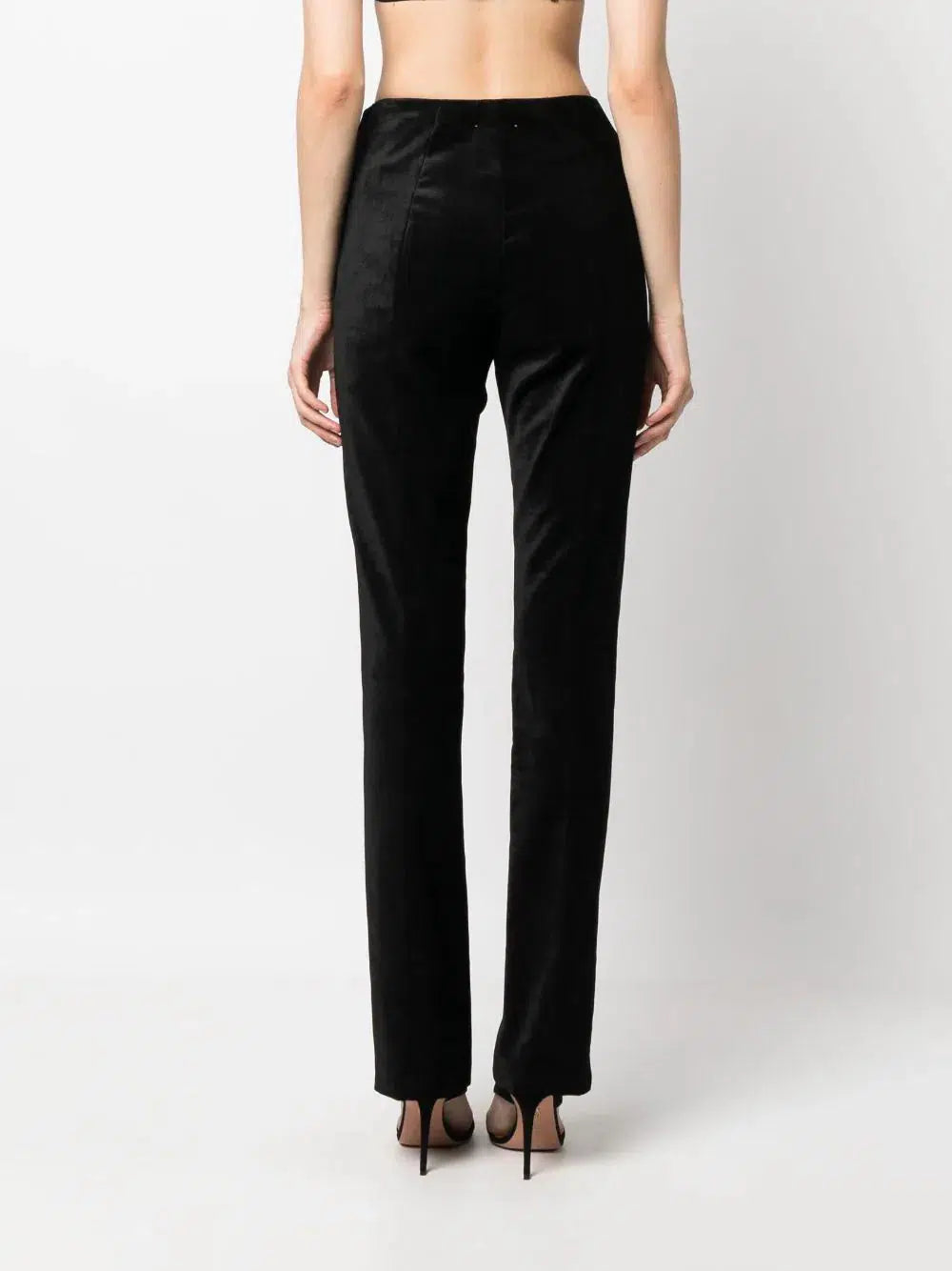 VELVET HIGH WAIST PANTS-Pants-Forte_Forte-Debs Boutique