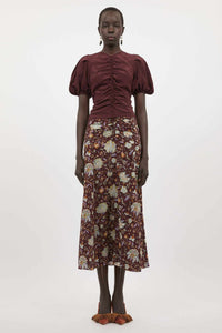 Thumbnail for Elise Top in Mahogany-Top-Ulla Johnson-Debs Boutique