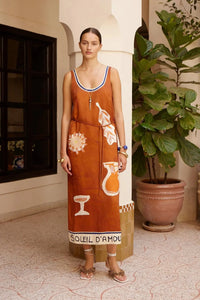 Thumbnail for Soleil D'Amour Silk Midi Dress-Dress-Alemais-Debs Boutique