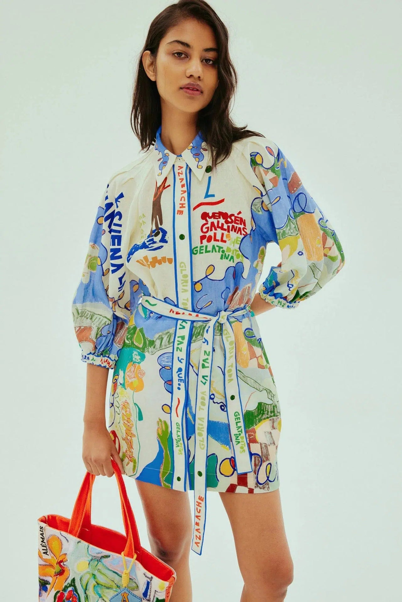 NADIA MINI SHIRTDRESS-SHIRTDRESS-ALEMAIS-Debs Boutique