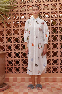 Thumbnail for Mina Embroidered Shirtdress-Dress-Alemais-Debs Boutique