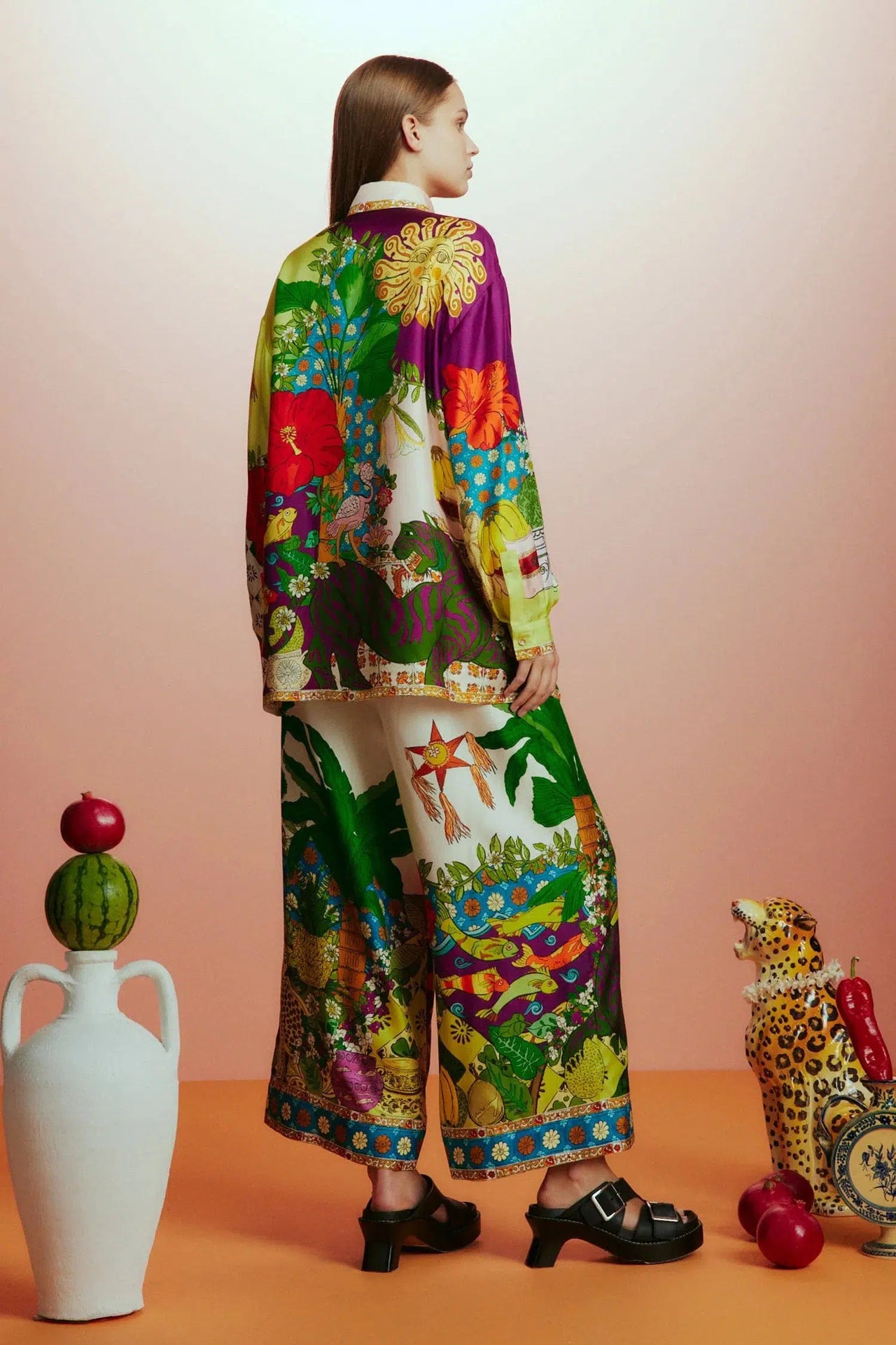 TIGER SILK SHIRT-SHIRT-ALEMAIS-Debs Boutique