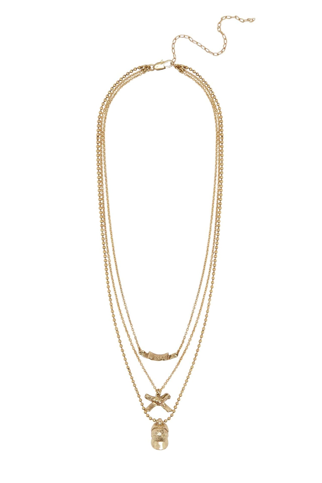 Team Spirit Chain Charm Necklace-Accessories-Alemais-Debs Boutique