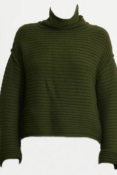 Pema Pullover in Forest-Pullover-Raquel Allegra-Debs Boutique