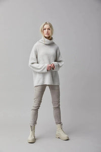 Thumbnail for Suede Leggings in Chalk-Pant-Kristensen du Nord-Debs Boutique