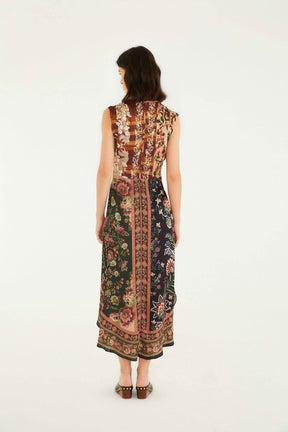 Winter Garden Mix Sleeveless Maxi Dress-Dresses-Farm Rio-Debs Boutique