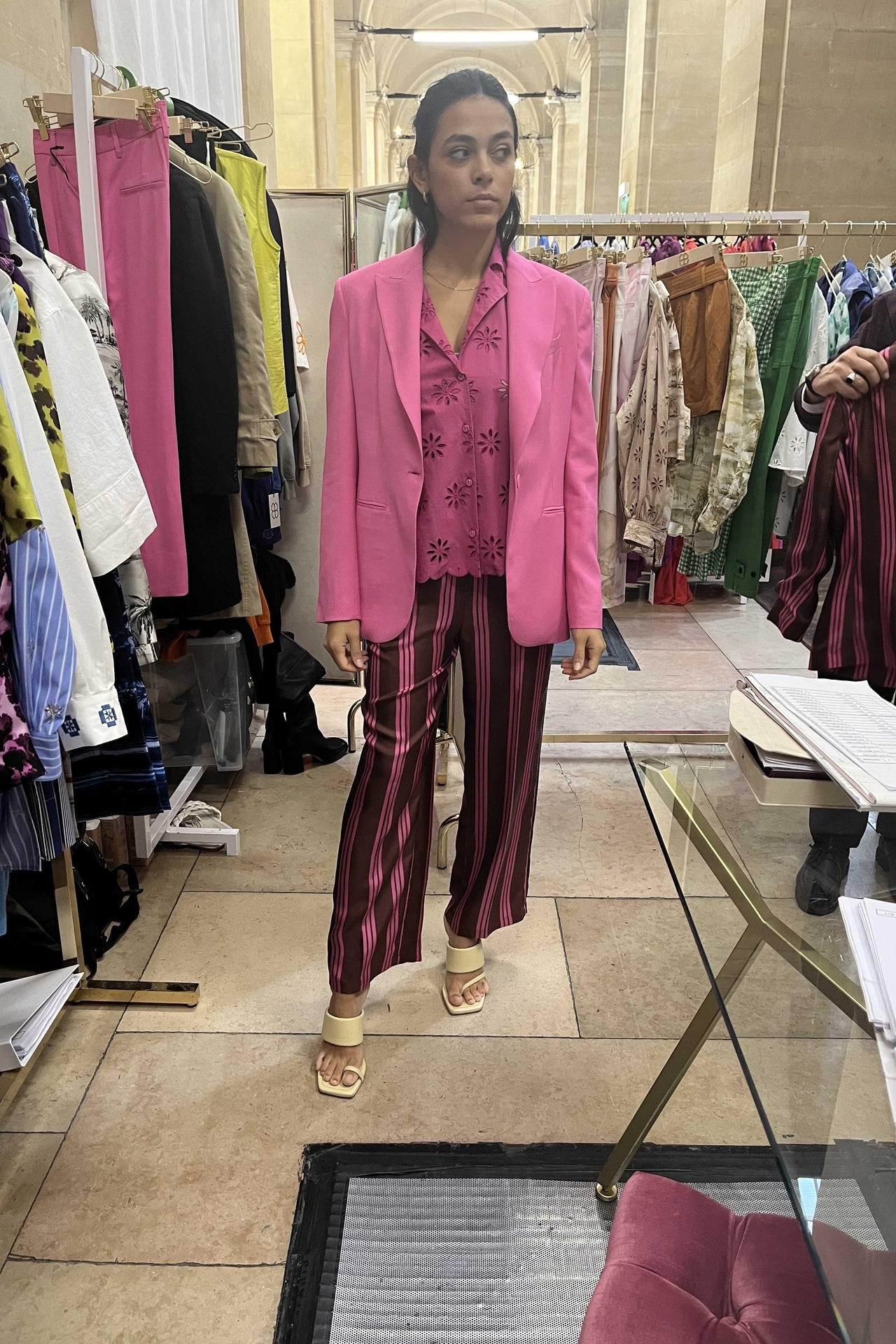 LIZA JACKET CADY STRETCH-Jacket-True Royal-Debs Boutique