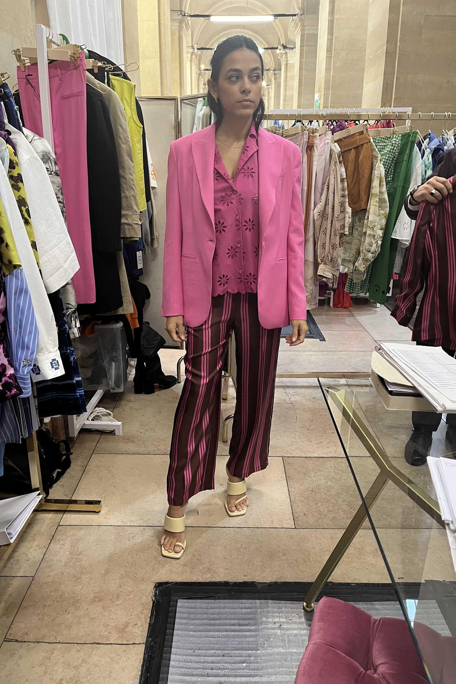 LIZA JACKET CADY STRETCH-Jacket-True Royal-Debs Boutique