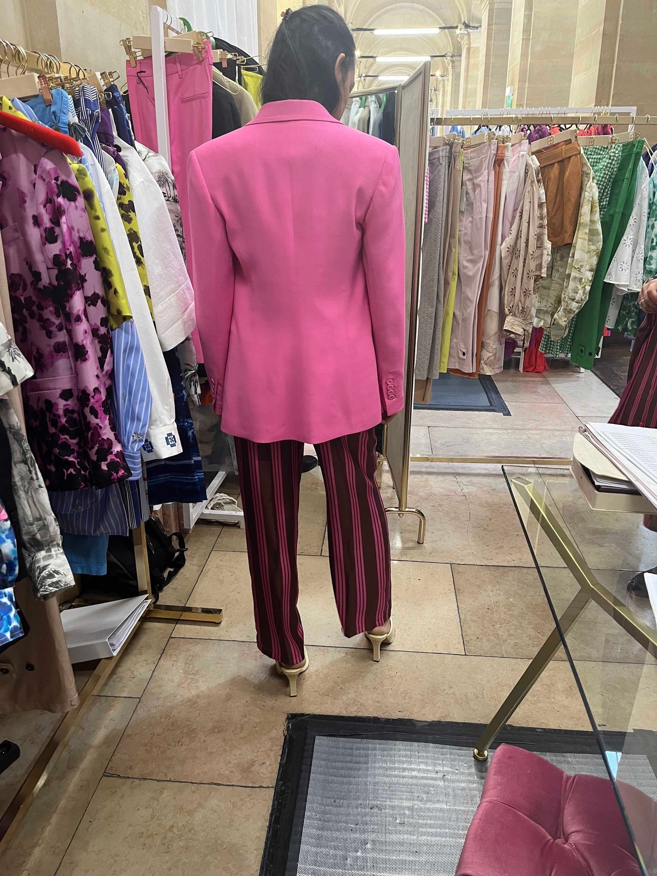 LIZA JACKET CADY STRETCH-Jacket-True Royal-Debs Boutique