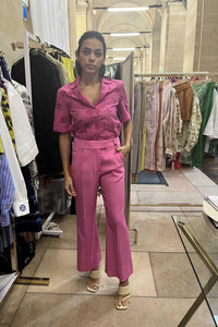 Thumbnail for GIADA PANTS CADY STRETCH-Pant-True Royal-Debs Boutique