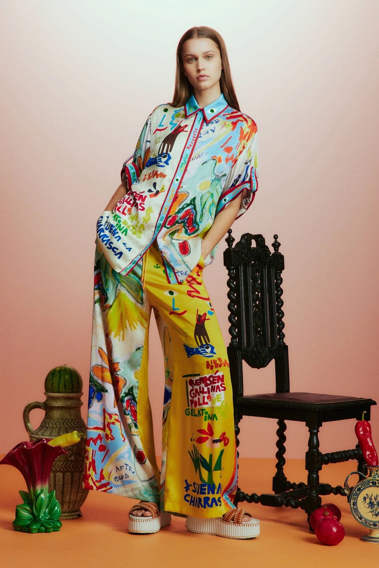 LA CHARRASCA PANT-PANT-ALEMAIS-Debs Boutique