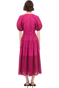 Thumbnail for Nova Dress in Ruby-Dress-Ulla Johnson-Debs Boutique