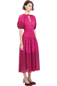 Thumbnail for Nova Dress in Ruby-Dress-Ulla Johnson-Debs Boutique