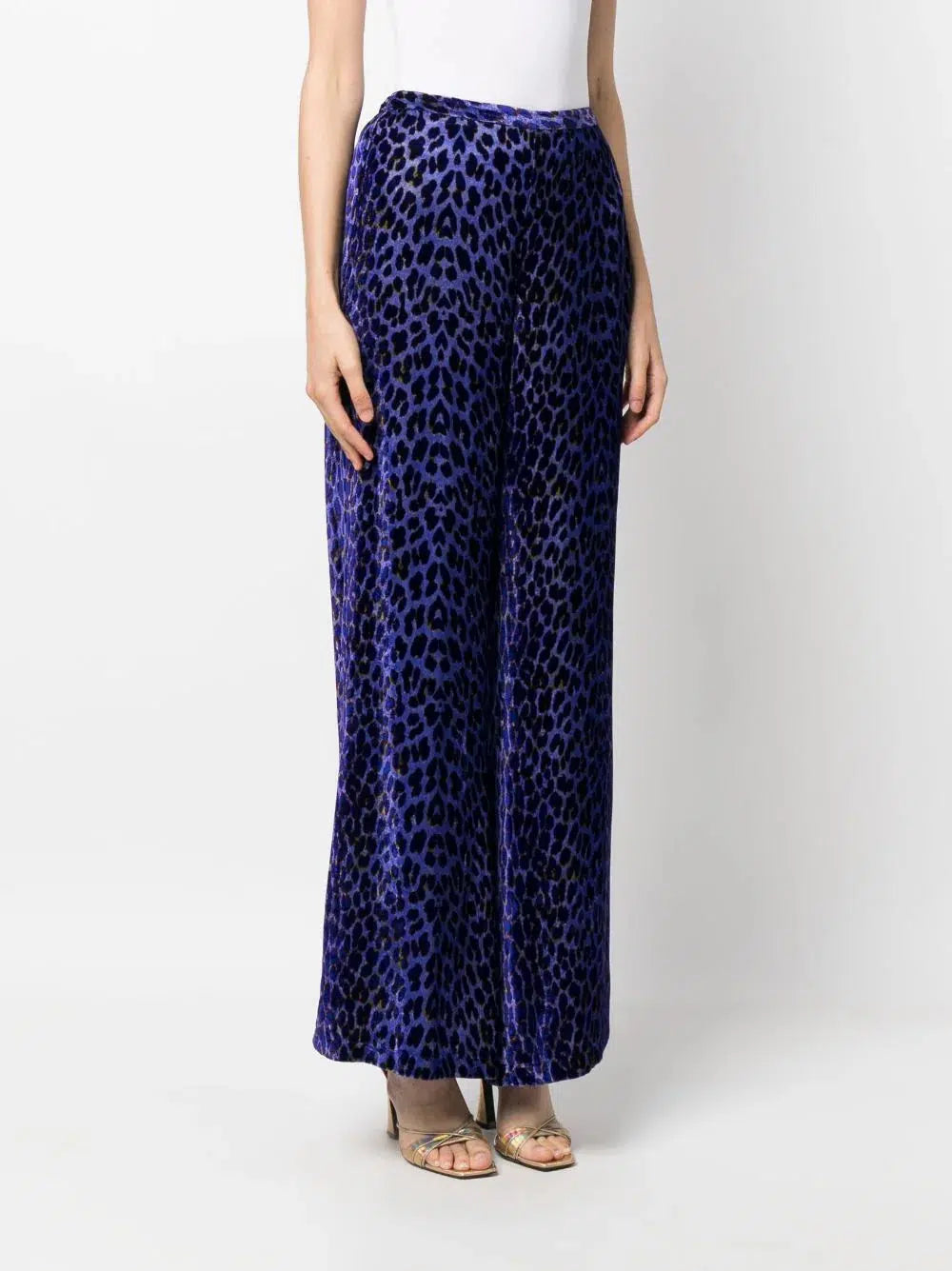 THE TWILIGHT LEOPARD PRINT VELVET PANTS-Pants-Forte_Forte-Debs Boutique