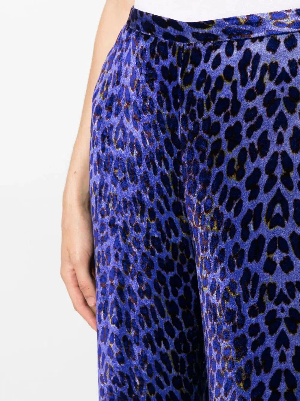 THE TWILIGHT LEOPARD PRINT VELVET PANTS-Pants-Forte_Forte-Debs Boutique