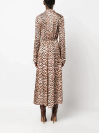 Thumbnail for THE TWILIGHT LEOPARD PRINT SATIN MIDI DRESS-Dress-Forte_Forte-Debs Boutique