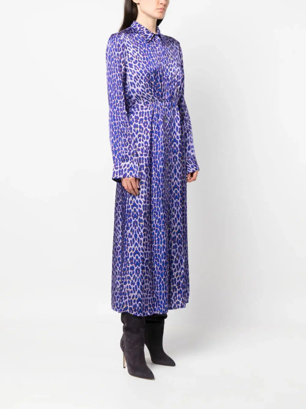 THE TWILIGHT LEOPARD PRINT SATIN MINI DRESS-Dress-Forte_Forte-Debs Boutique