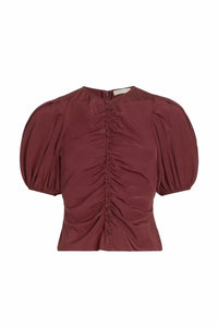 Thumbnail for Elise Top in Mahogany-Top-Ulla Johnson-Debs Boutique