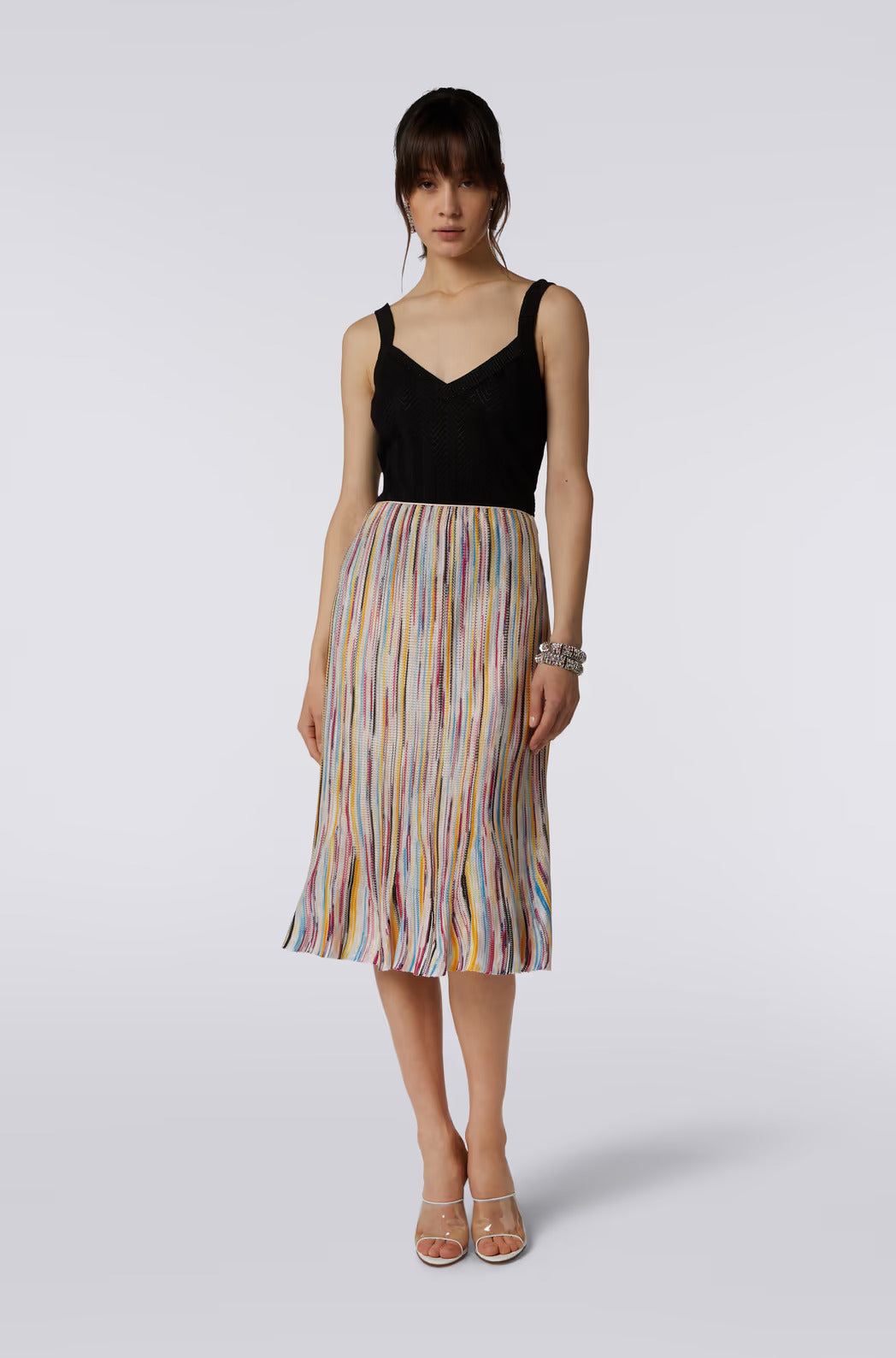 Knitted Fully lined structured Skirt-Skirt-Missoni-Debs Boutique