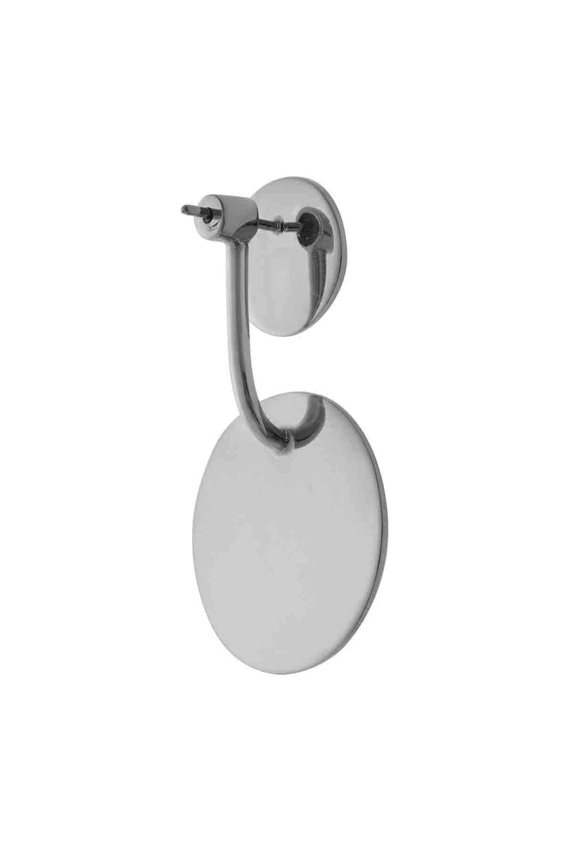 Moon Around Sun Earring-Jewellery-Eye M-OS-Opal/Sapphire Silver Ox-A2.0192.42.1158-Debs Boutique