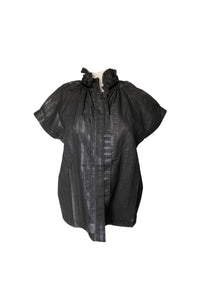 Thumbnail for Stella Glitterati Gauze Shirt - Nero-Top-A Shirt Thing-Debs Boutique
