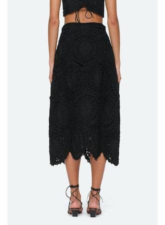 Camila Pleating Skirt - Black-Skirt-SEA NY-Debs Boutique