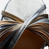 Thumbnail for Ingrid Metallic Sandal-Sandal-Clergerie-Debs Boutique