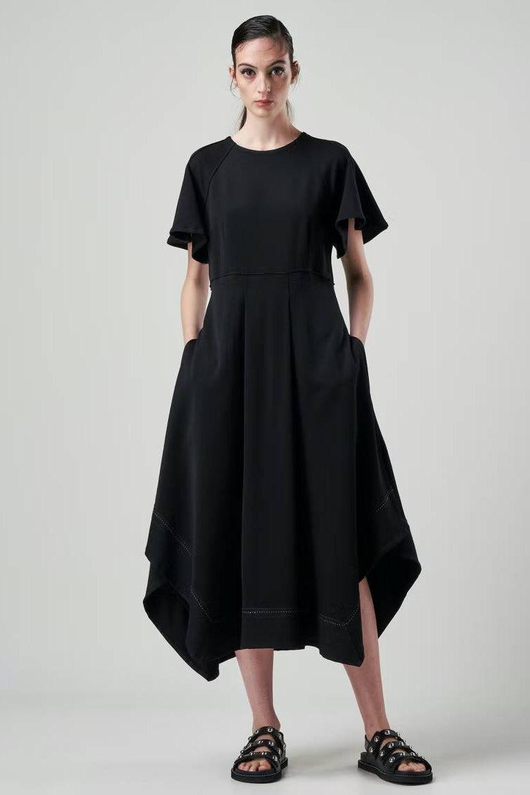 Instinct Hankercheif Dress-Dress-High by Claire Campbell-Debs Boutique