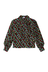 Thumbnail for Blake Top in Black Retro Stripe-Top-Rixo-Debs Boutique