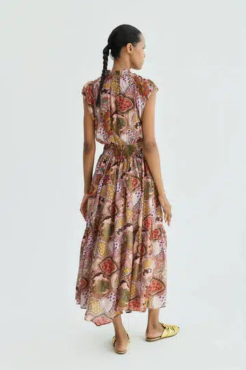 CAIRO SILK MAXI DRESS in SOUMY-Dress-Chufy-Debs Boutique