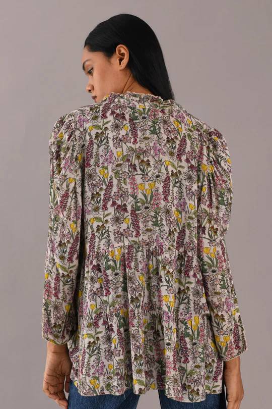 Donna Top in Valdes Beige-Top-Chufy-Debs Boutique