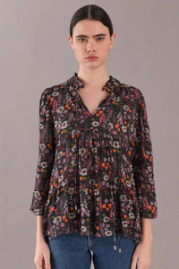 Thumbnail for Donna Top in Valdes Navy-Top-Chufy-Debs Boutique