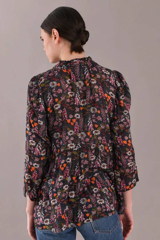 Donna Top in Valdes Navy-Top-Chufy-Debs Boutique