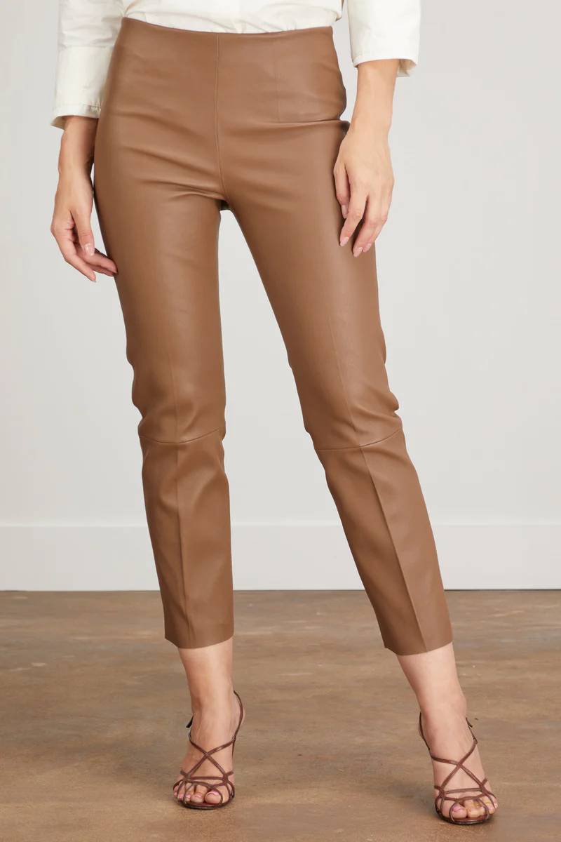 FLORENTINA LEATHER PANT-Pant-By Malene Birger-Debs Boutique