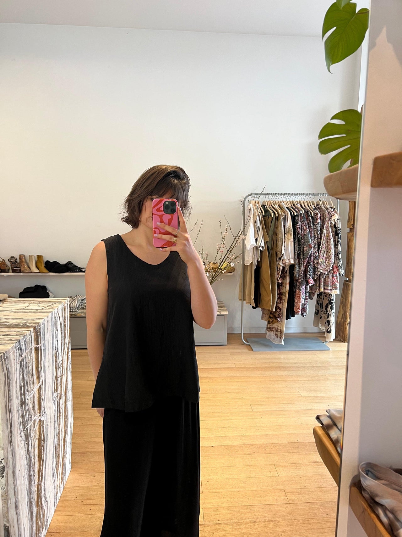 I182 Wide Leg Pant in Black-Pant-Transit-Debs Boutique