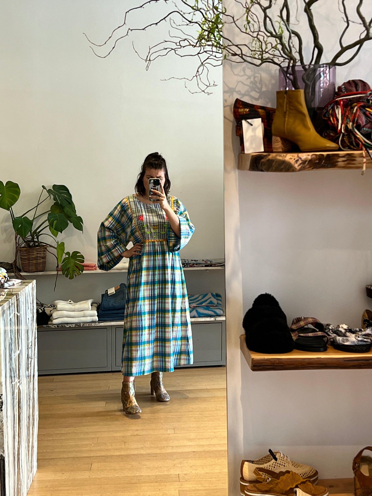 DEVA EMBROIDERED DRESS-Dress-Monoki-Debs Boutique