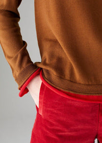 Thumbnail for Merino Crewneck with Trim