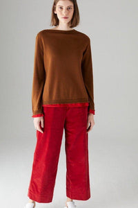 Thumbnail for Merino Crewneck with Trim