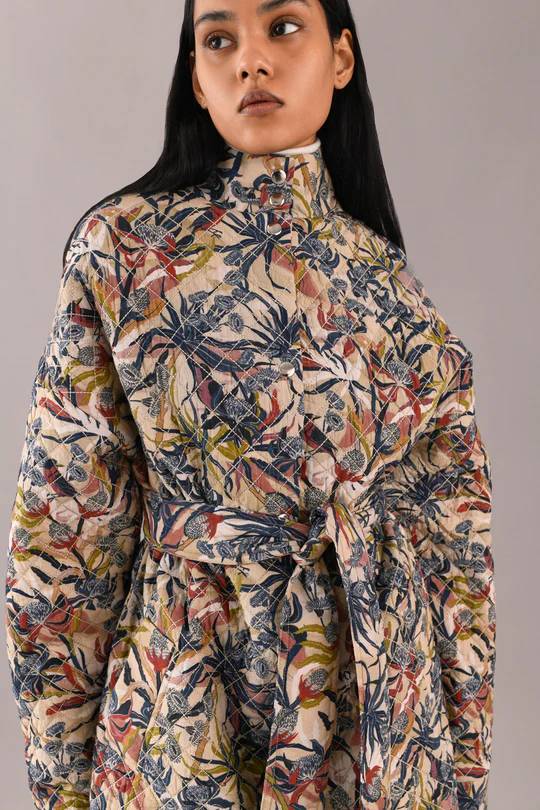 Pia Coat in Lanin Beige-Coat-Chufy-Debs Boutique