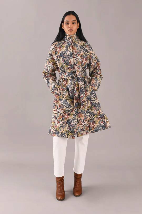 Pia Coat in Lanin Beige-Coat-Chufy-Debs Boutique