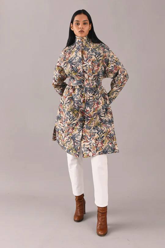 Pia Coat in Lanin Beige-Coat-Chufy-Debs Boutique