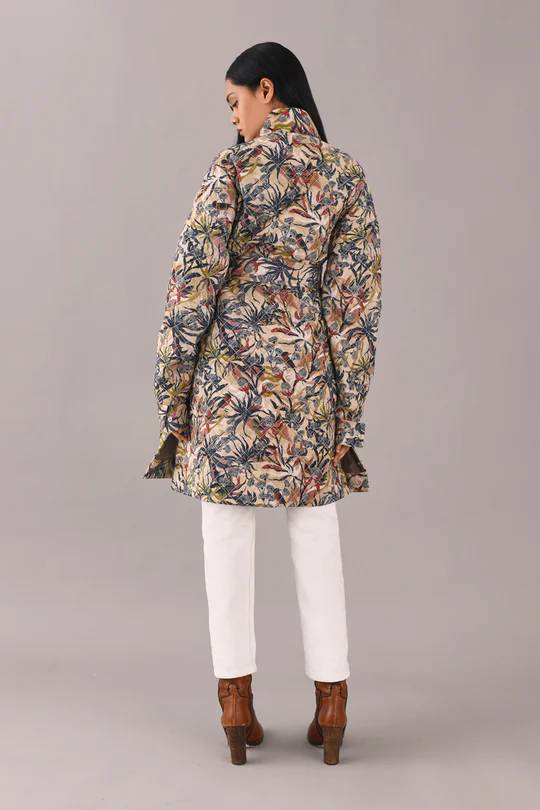 Pia Coat in Lanin Beige-Coat-Chufy-Debs Boutique