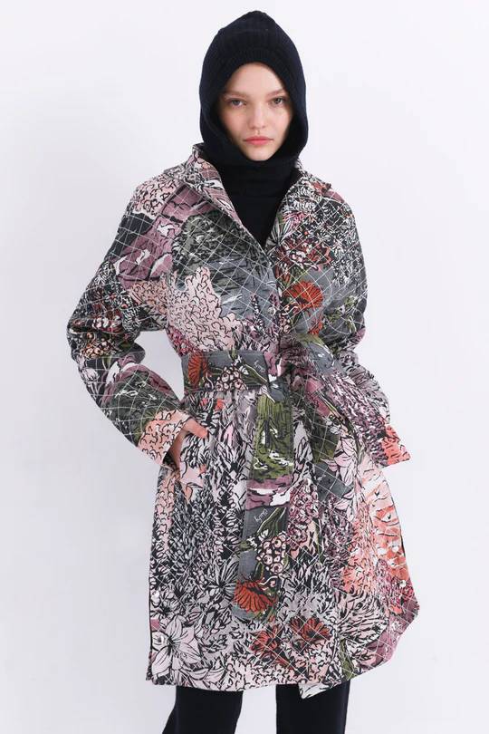Pia Coat in Paine Black-Coat-Chufy-Debs Boutique