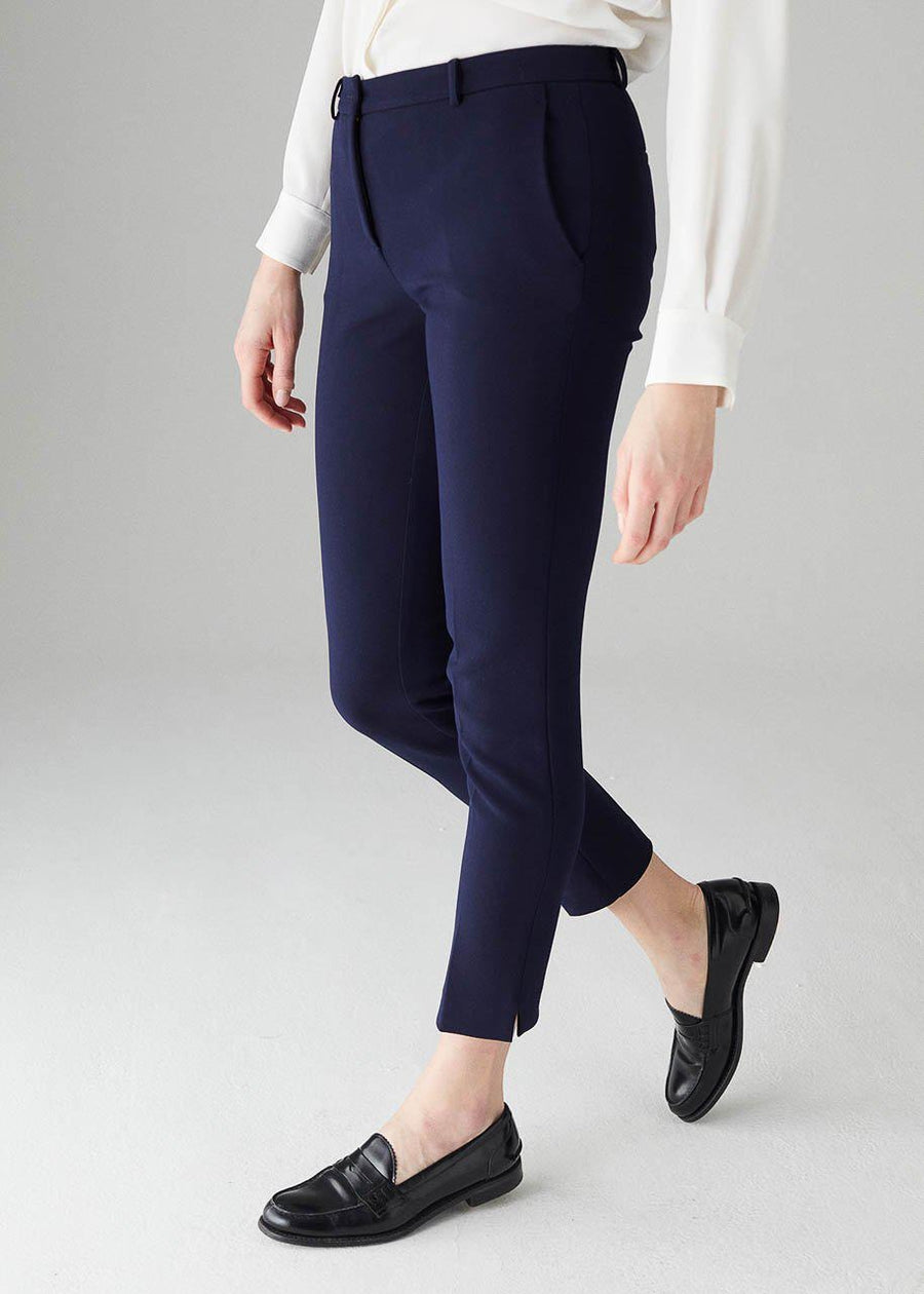 Slim 7/8 Cotton Chino.-Pants-Rosso35-Debs Boutique