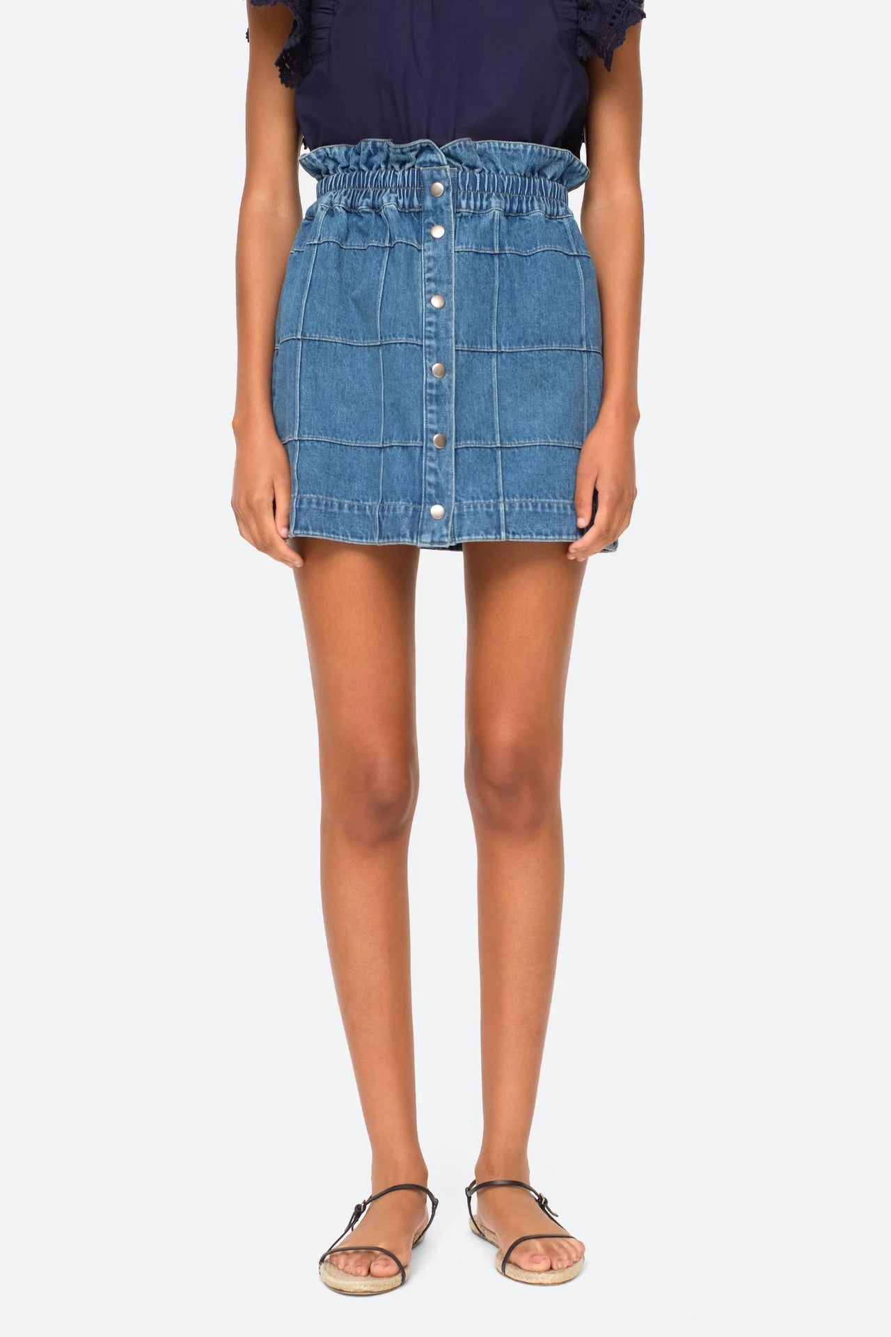 Dagmar Denim Mini Skirt-Skirt-Sea New York-Debs Boutique