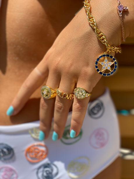 The North Star Bracelet (blue)-Bracelet-Celeste Starre-Debs Boutique
